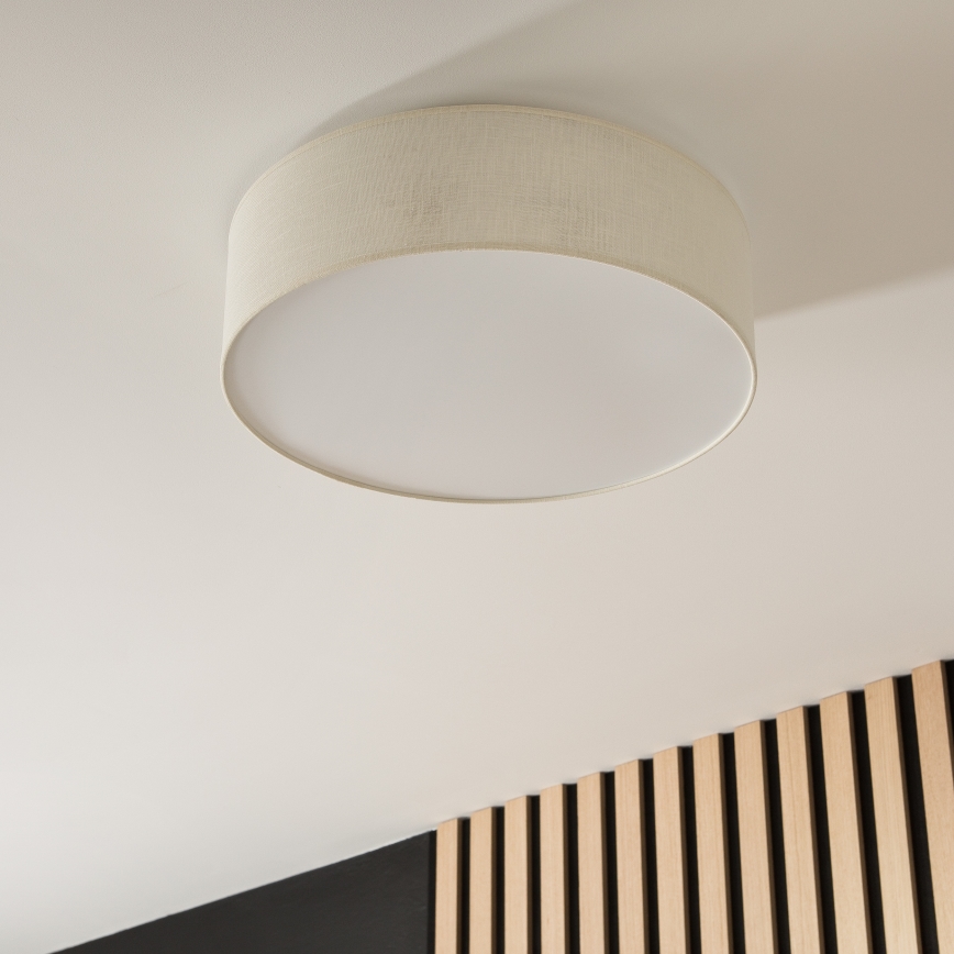 Lámpara de techo SIRJA 2xE27/15W/230V, diámetro 45 cm, color crema