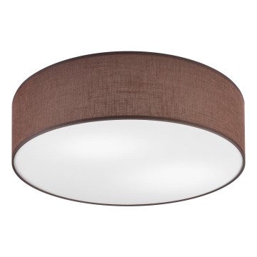 Lámpara de techo SIRJA 2xE27/15W/230V, diámetro 45 cm, color marrón