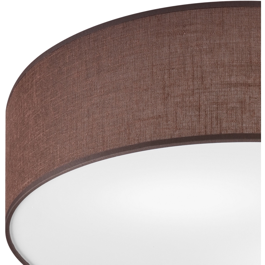 Lámpara de techo SIRJA 2xE27/15W/230V, diámetro 45 cm, color marrón