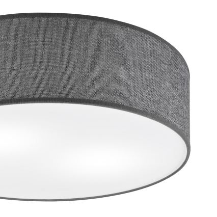 Lámpara de techo SIRJA 2xE27/15W/230V Ø 45 cm gris