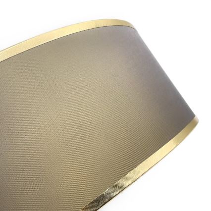 Lámpara de techo SIRJA DOUBLE 2xE14/15W/230V diámetro 35 cm marrón/dorado