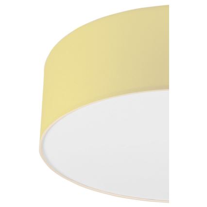 Lámpara de techo SIRJA PASTEL, 2x E27 / 15 W / 230 V, diámetro 45 cm, color amarillo