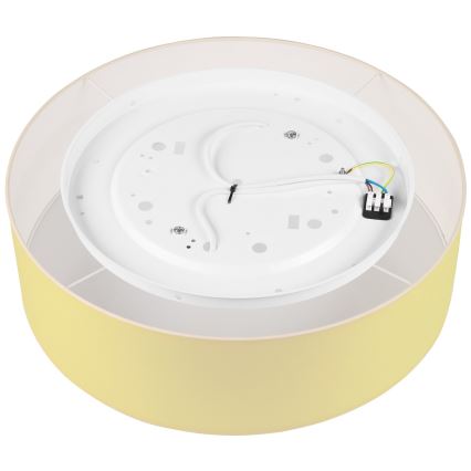 Lámpara de techo SIRJA PASTEL, 2x E27 / 15 W / 230 V, diámetro 45 cm, color amarillo