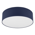 Lámpara de techo SIRJA PASTEL 2xE27/15W/230V diámetro 45 cm azul oscuro