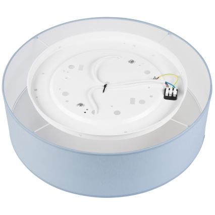 Lámpara de techo SIRJA PASTEL 2xE27/15W/230V Ø 45 cm azul pastel