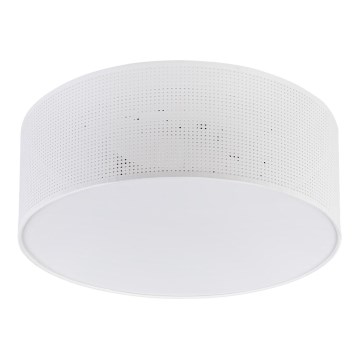 Lámpara de techo SIRJA PLISADO 2xE27/15W/230V diámetro 35 cm blanca