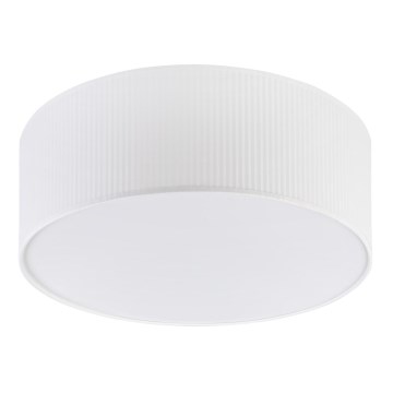 Lámpara de techo SIRJA PLISADO 2xE27/15W/230V Ø 35 cm blanca
