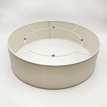 Lámpara de techo SIRJA PLISADO 4xE27/15W/230V, diámetro 45 cm, color crema