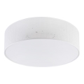 Lámpara de techo SIRJA PLISADO 4xE27/15W/230V Ø 45 cm blanca