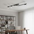 Lámpara de techo SKAN 3xGX53/12W/230V, negra