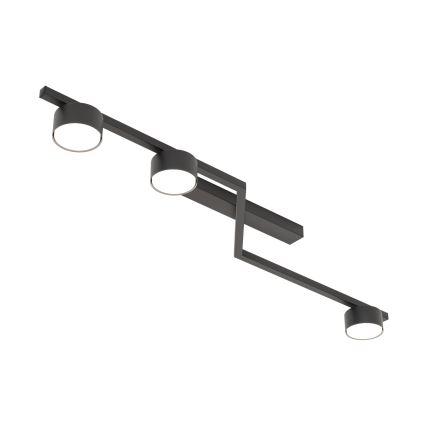 Lámpara de techo SKAN 3xGX53/12W/230V, negra
