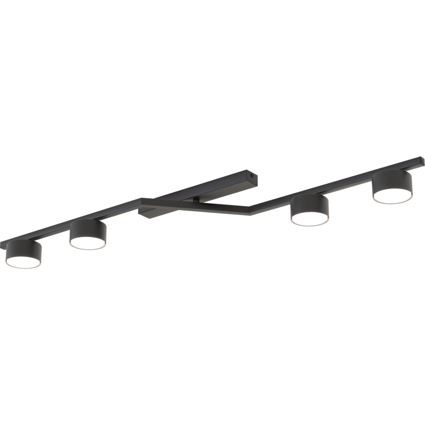 Lámpara de techo SKAN 4xGX53/12W/230V negra