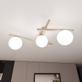 Lámpara de techo SMART 3xE14/10W/230V beige/blanco