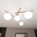 Lámpara de techo SMART 4xE14/10W/230V beige/blanca