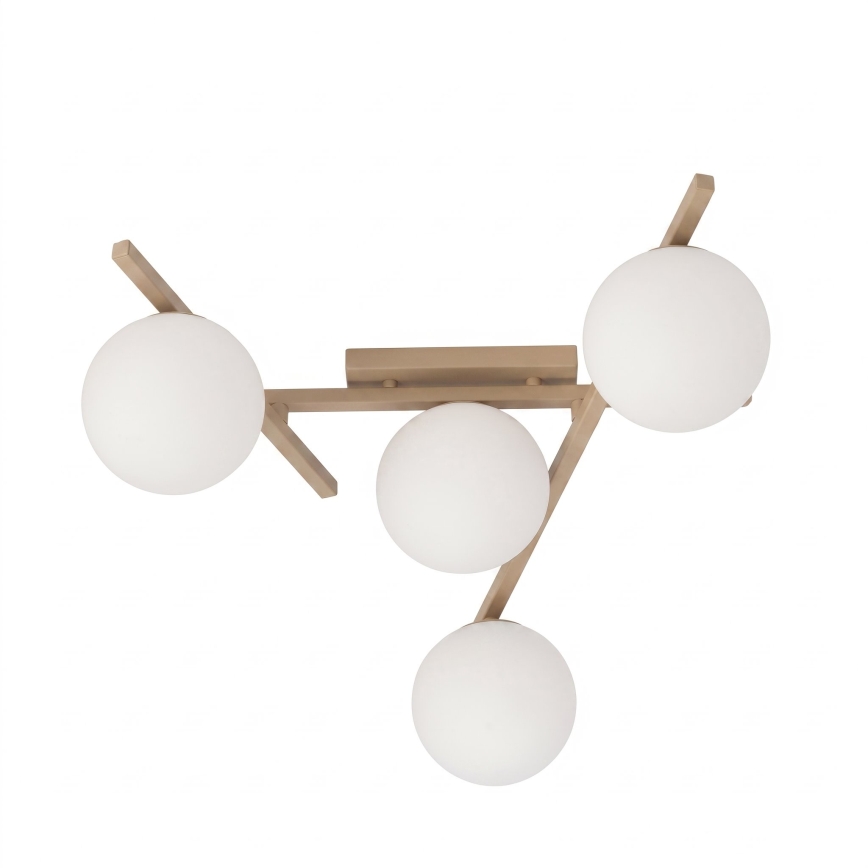Lámpara de techo SMART 4xE14/10W/230V beige/blanca