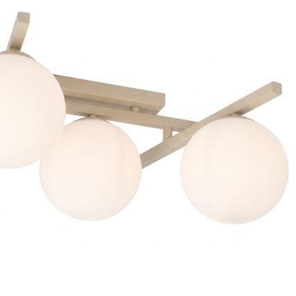 Lámpara de techo SMART 4xE14/10W/230V beige/blanca