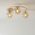 Lámpara de techo SOPRA 3xE14/10W/230V beige/beige ahumado