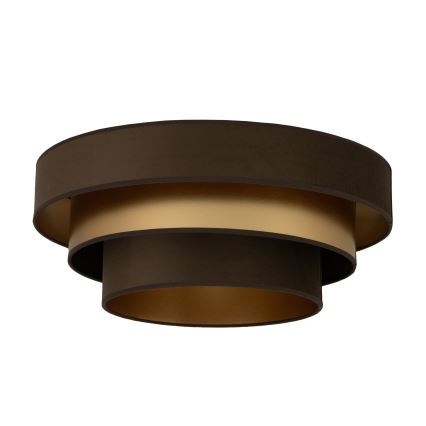 Lámpara de techo WENTA 1xE27/60W/230V Ø 50 cm marrón/dorado