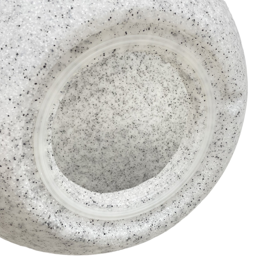 Lámpara decorativa de exterior LUMISTONE 1xE27/15W/230V IP65 Ø 38 cm