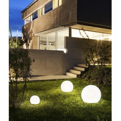 Lámpara decorativa exterior GARDEN BALL 1xE27/40W/230V IP65 diá. 25 cm
