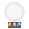 Lámpara empotrable de baño LED LADA LED/12W/230V 3000/4000/6000K diá. 17 cm IP44 blanco