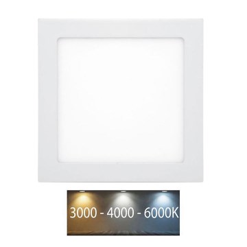 Lámpara empotrable de baño LED RAFA LED/18W/230V 3000/4000/6000K 22x22 cm IP44 blanco