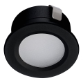 Lámpara empotrable de exterior LED IMBER LED/1W/12V 6500K diá. 3 cm 30 lm IP65 negro