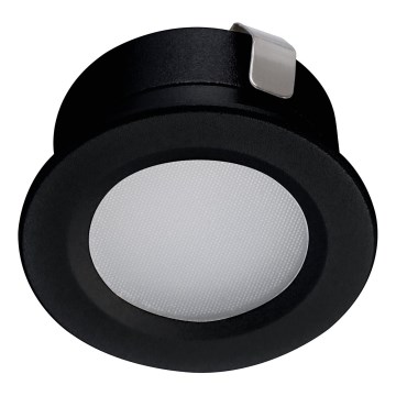 Lámpara empotrable de exterior LED IMBER LED/1W/12V 6500K diá. 3 cm 30 lm IP65 negro