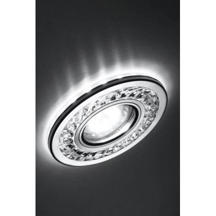 Lámpara empotrable LED EYE 1xGU10/50W + LED/3W/230V