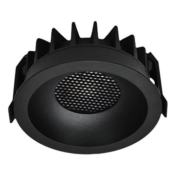 Lámpara empotrable LED LED/18W/230V 3000/4000/6400K ø 10,6 cm negro