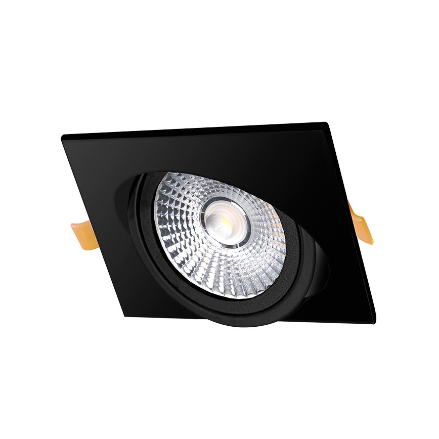 Lámpara empotrable LED LED/18W/230V 3000K 11,5x11,5 cm negro