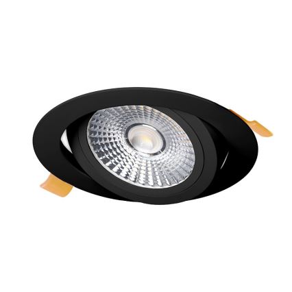 Lámpara empotrable LED LED/18W/230V 3000K diá. 11,5 cm negro