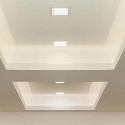 Lámpara empotrable LED LED/6W/230V 12x12 cm 3000K blanco