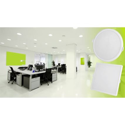 Lámpara empotrable LED regulable ALGINE LED/12W/230V Wi-Fi Tuya cuadrado