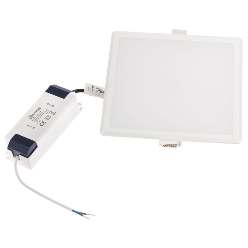 Lámpara empotrable LED regulable ALGINE LED/12W/230V Wi-Fi Tuya cuadrado
