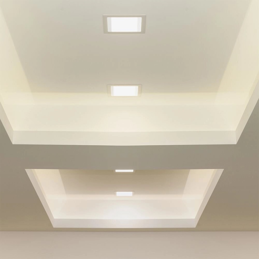 Lámpara empotrable LED SAMSUNG CHIP LED/3W/230V 3000K 9x9 cm blanco