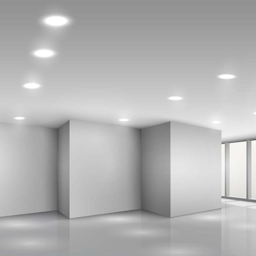 Lámpara empotrable LED SAMSUNG CHIP LED/3W/230V 4000K diá. 9,5 cm blanco