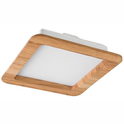 Lámpara empotrable LED WOODY SPOT LED/17W/230V 3000K roble 18,5x18,5 cm