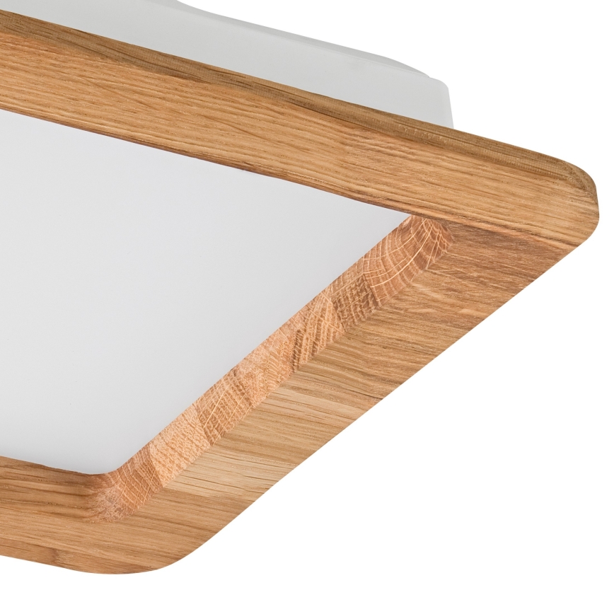Lámpara empotrable LED WOODY SPOT LED/17W/230V 3000K roble 18,5x18,5 cm