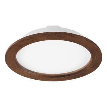 Lámpara empotrable LED WOODY SPOT LED/23,5W/230V 4000K cereza ø 23,5 cm