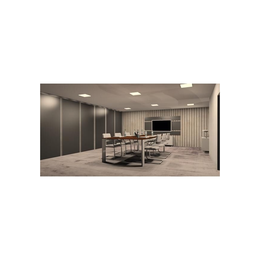 Lámpara empotrada LED LED/24W/230V