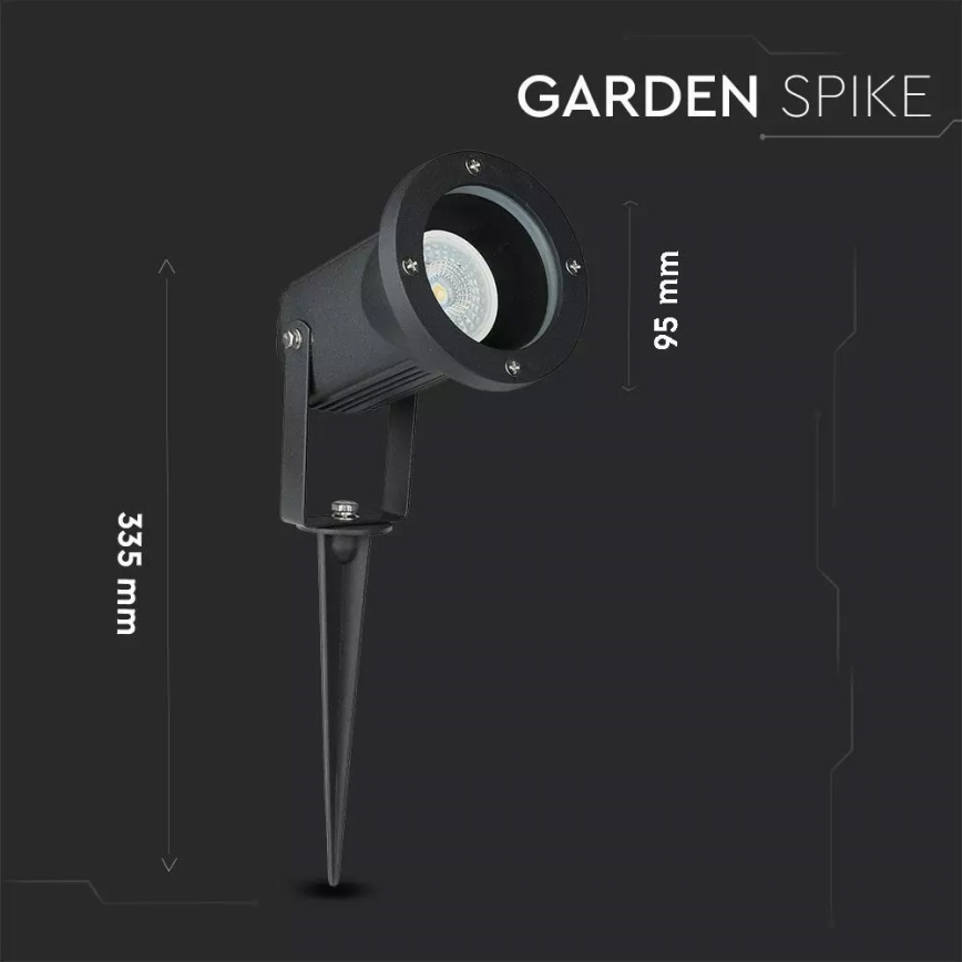 Lámpara exterior 1xGU10/35W/230V IP44
