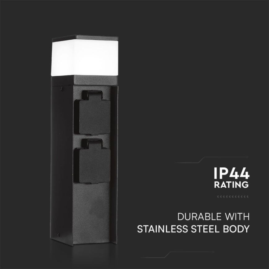 Lámpara exterior con 2 enchufes 1xG9/11W/230V IP44
