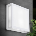 Lámpara exterior HENRY 2xE27/15W/230V 26x26 cm IP44 blanca