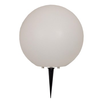 Lámpara exterior KULA 1x E27/60W/230V Ø 35 cm IP44 blanca