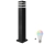 Lámpara exterior LED RGBW regulable TEKSAS 1xE27/9W/230V 2700-6500K Wi-Fi 74 cm IP44 antracita