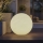 Lámpara exterior STONO 1xE27/15W/230V Ø 20 cm IP65 blanca