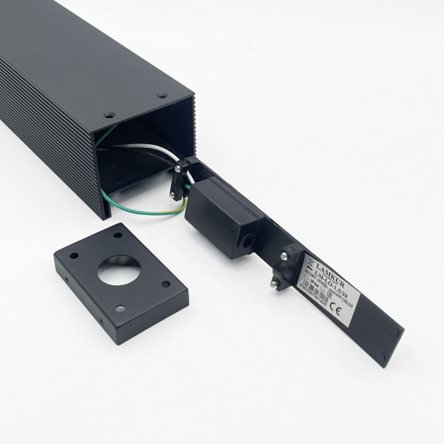 Lámpara exterior VESPER 1xG9/5W/230V IP44 30 cm negra