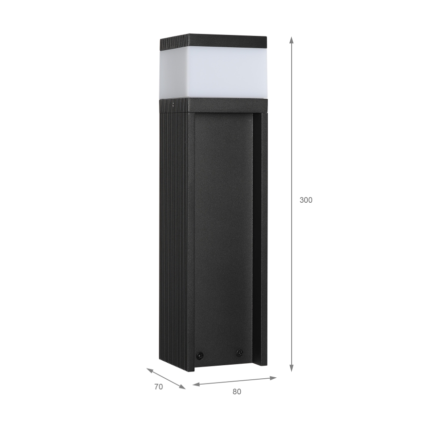 Lámpara exterior VESPER 1xG9/5W/230V IP44 30 cm negra