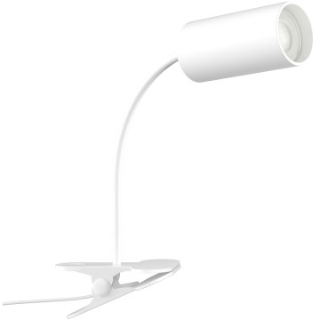 Lámpara flexible con clip PUNTO 1xGU10/9W/230V blanca